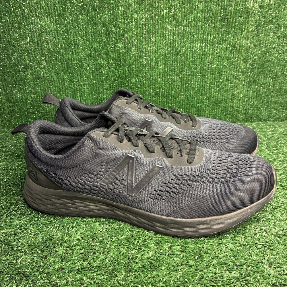 New Balance Fresh Foam Arishi v3 Running Sneakers Black Mens Sz 12 4E Extra Wide